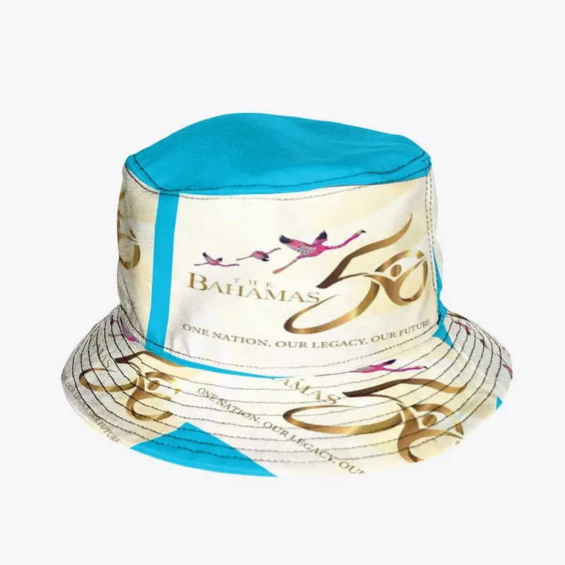 50th Bahamas anniversary bucket hat